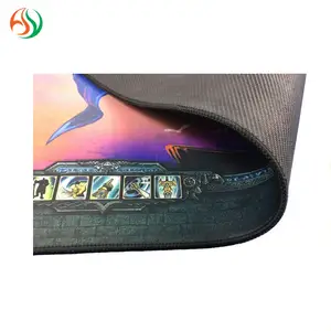AY özelleştirilmiş ucuz League of Legends oyun Mouse Pad su geçirmez kaymaz kauçuk kilit kenar Playmat toptan