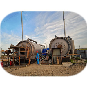 Waste Plastic Pyrolysis Plant Waste Tyre Pyrolysis Plant Free Installation No Pollution Batch Type Recycle Waste Tire Tyre Plastic Sludge Pyrolysis Plant For Extract Oil Fuel Energ