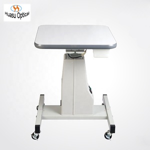 Équipement d'optométrie : Table motorisée électrique, Plateforme de travail, Support pour lampe à fente ophtalmique, Support pour autolensomètre et réfractomètre - Product Image 2