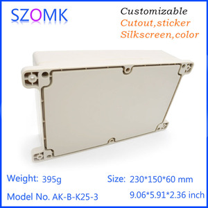 IP65 ABS プラスチック防水ジャンクションボックスエンクロージャ、壁取り付け用、白、230x150x60 mm - Product Image 4