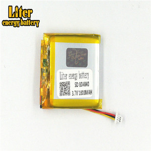 Plugue 1.0-<strong>3</strong> P <strong>3</strong>.7 V 804040 1800 mAh of Alta quality Li-ion Recarreg&aacute;vel of Pol&iacute;mero De L&iacute;tio Tens&atilde;o Da Bateria Li-Po Li polymer Bateria - Product Image 2