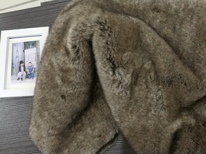Estable China patrón de piedra púrpura <span class=keywords><strong>punta</strong></span> teñido de pelo largo Faux fur - Product Image 2