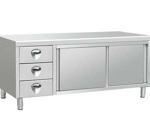 Stainless Steel Kitchen Cabinet With Drawers