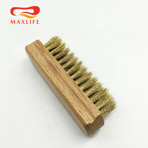<span class=keywords><strong>Brosse</strong></span> à chaussures en cuir suédé avec manche en bois, <span class=keywords><strong>brosse</strong></span> en fil de cuivre, <span class=keywords><strong>brosse</strong></span> en cuivre pour le nettoyage avec manche en bois - Product Image 3