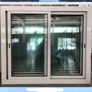 Звуконепроницаемые ветрозащитные окна из ПВХ для офиса, виниловые однослойные двойные стеклянные раздвижные окна из ПВХ