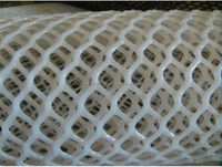 Meilleur prix! Livraison gratuite Filet d'élevage en plastique blanc ou vert, mailles plates pour oiseau de poulet, sol de cage de volaille