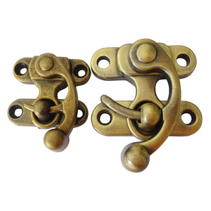 Ganci a Scatto HBL18 in Bronzo Spazzolato, Grandi e Piccoli, per Chiusura di Scatole - Product Image 3