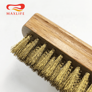 <span class=keywords><strong>Brosse</strong></span> à chaussures en cuir suédé avec manche en bois, <span class=keywords><strong>brosse</strong></span> en fil de cuivre, <span class=keywords><strong>brosse</strong></span> en cuivre pour le nettoyage avec manche en bois - Product Image 5