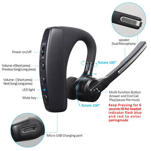 Top Picks tay-miễn phí cuộc gọi hội nghị và nhà làm việc tốt nhất Tai nghe bluetooth 2020 kinh doanh không dây Earbuds - Product Image 5