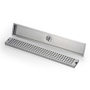 <span class=keywords><strong>Rejilla</strong></span> de Drenaje de Piso de Acero Inoxidable para <span class=keywords><strong>Baño</strong></span>, Drenaje Rápido para Ducha Larga - Product Image 5