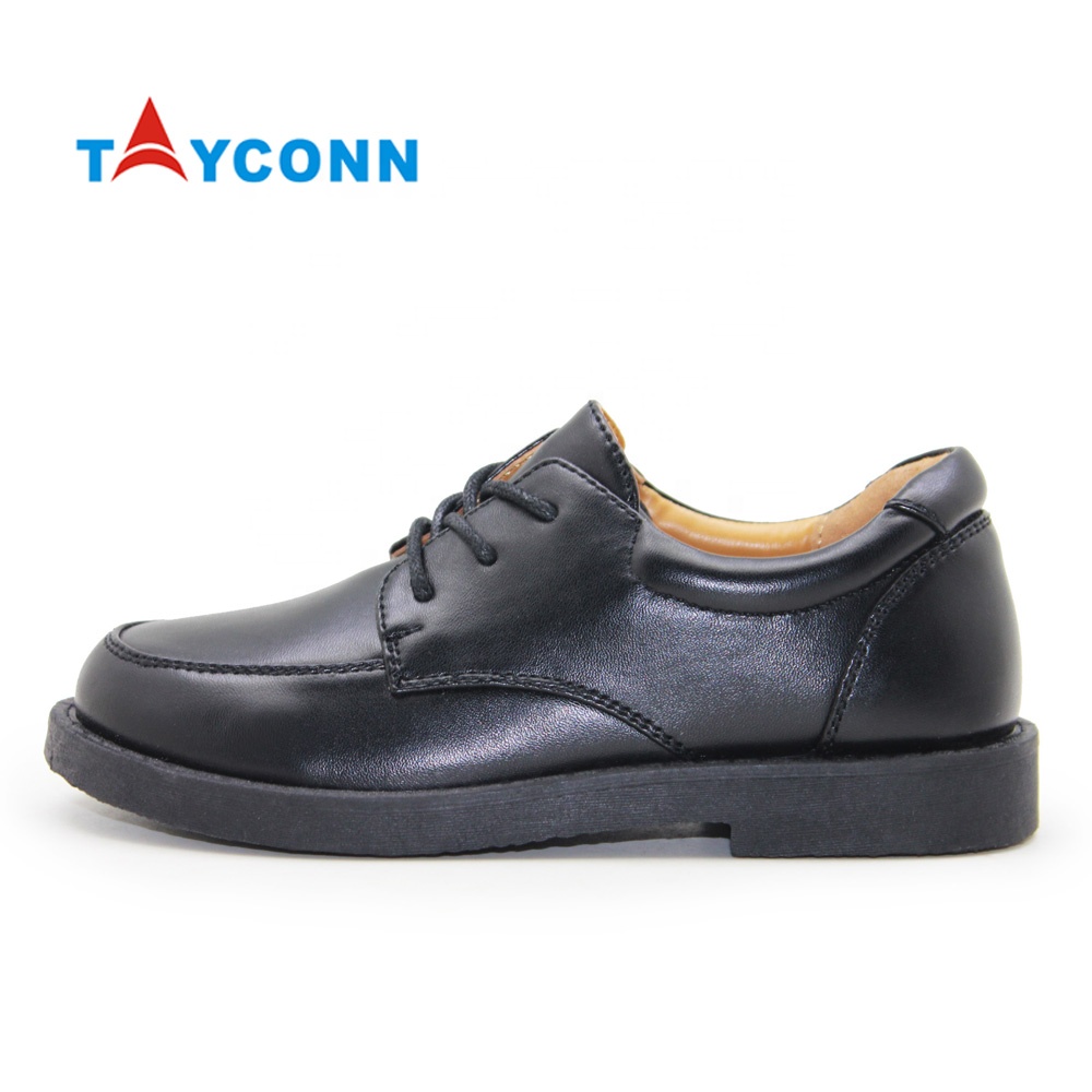 Детская обувь для школы, платье, официальная форма, кожаная обувь для студентов, черная модная обувь