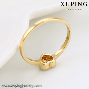 <span class=keywords><strong>Anello</strong></span> a Forma di <span class=keywords><strong>Cuore</strong></span> in Oro 11528 2016, Ultimi Modelli di Anelli in Oro per Ragazze - Product Image 5