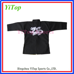 Nuevo estilo de bordado dragón profesional maritial china clásica de algodón Kung <span class=keywords><strong>fu</strong></span> uniformes - Product Image 2