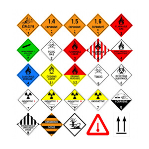 Hot sale high quality dangerous goods label sticker