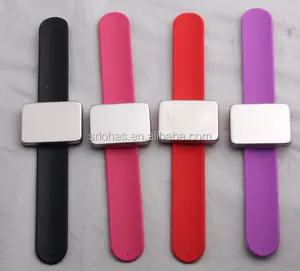 Pulseira magnética de silicone, para salão de beleza e cabelo