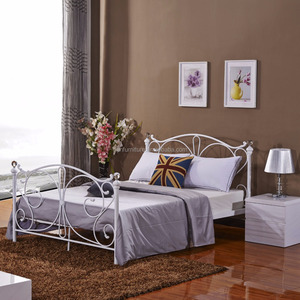 <strong>New</strong> Bedroom Furniture Fancy Iron Frame <strong>Product</strong> Double <strong>Bed</strong> Design