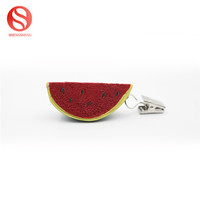 Clip de décoration de table en résine, accessoires pour décoration de table, fraises, bananes, raisin, pastèque, fruits