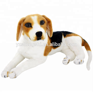 Perro de peluche realista, juguete de peluche suave personalizado, venta al por mayor, China - Product Image 2
