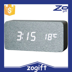 Mini digital LED alarma reloj de madera, divertido niños reloj <span class=keywords><strong>despertador</strong></span>, mesa LED reloj <span class=keywords><strong>despertador</strong></span> digital - Product Image 6