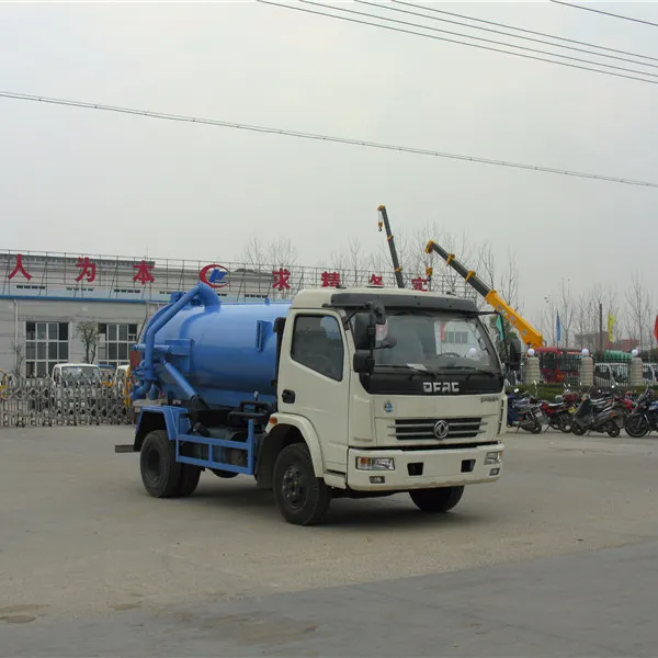 low price 5-9Tons used Sewage Truck