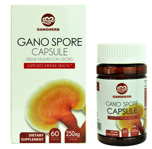 Campione gratuito Biologico Diplomato Guscio Rotto <span class=keywords><strong>Ganoderma</strong></span> Lucidum/fungo reishi Spore Polvere <span class=keywords><strong>Capsule</strong></span> - Product Image 2