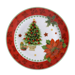 18 pcs Dîner Ensemble <span class=keywords><strong>Porcelaine</strong></span> De Noël <span class=keywords><strong>Vaisselle</strong></span> <span class=keywords><strong>Service</strong></span> pour 6 Micro-ondes et Au Lave-<span class=keywords><strong>Vaisselle</strong></span> - Product Image 2