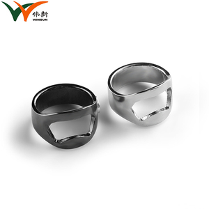 Customized Metal Figure <strong>Ring</strong> Stainless Steel <strong>Bottle</strong> <strong>Opener</strong> <strong>Ring</strong> - Product Image 2