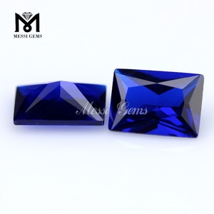 6x8mm baguette sintético 112 # <span class=keywords><strong>azul</strong></span> <span class=keywords><strong>espinela</strong></span> - Product Image 2