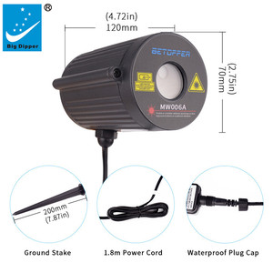 Navidad luces láser proyector al aire libre impermeable <span class=keywords><strong>R</strong></span> & G de luz láser espectáculo estrella - Product Image 1