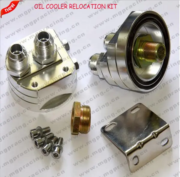 UNIVERSAL OIL FILTER RELOCATION KIT/ÖLFILTER KÜHLER SANDWICH PLATTEN ADAPTER