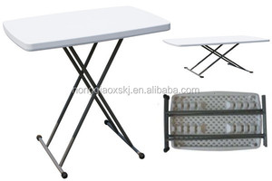 30 pulgadas plegable de altura ajustable <span class=keywords><strong>mesa</strong></span> de <span class=keywords><strong>estudio</strong></span> para niños ligero pequeñas mesas plegables de plástico para comedor - Product Image 2
