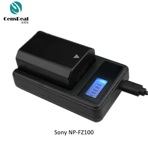 Caricabatterie doppio USB DuraPro NP-FZ100 per Sony <span class=keywords><strong>ILCE</strong></span>-9 <span class=keywords><strong>ILCE</strong></span> Alpha 9 A9 - Product Image 1