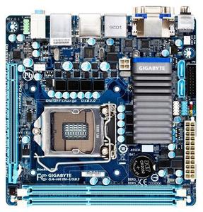 GigaByte originale MINI-ITX Scheda Madre LGA1155 <span class=keywords><strong>Intel</strong></span> H67 <span class=keywords><strong>DDR3</strong></span> per home theater - Product Image 1