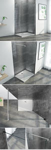 โรงแรมห้องน้ำ <span class=keywords><strong>frameless</strong></span> walk - in กระจกนิรภัยแผง <span class=keywords><strong>shower</strong></span> wall