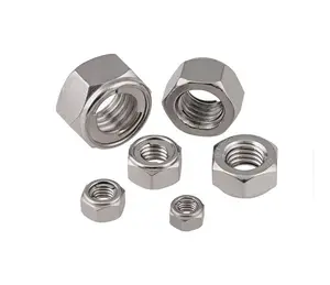 M5 M6 M8 stainless steel jam berhenti logam insert cukup locking hex kacang