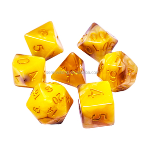Jeu de <span class=keywords><strong>dés</strong></span> RPG en acrylique polyédrique à couleur changeante pour D & D et jeux de rôle-<span class=keywords><strong>Dés</strong></span> DND personnalisables avec effet dégradé - Product Image 4