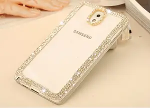 2014 heißer Verkauf !!! Für Samsung Galaxy Note 3 N9000 Fall Bling Strass Diamant Stoßstange Großhandel Fabrik Preis