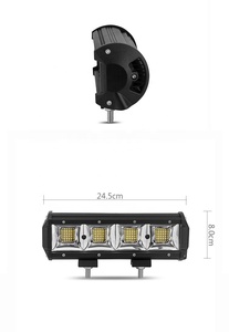Nuova striscia di luce faro Led luce Led luce di guida <span class=keywords><strong>bar</strong></span> CTD-012 alta luminosità <span class=keywords><strong>giallo</strong></span> e bianco doppio fascio faro di guida - Product Image 3