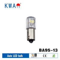 Ampoules LED de lecture intérieure pour motos, indicateur lumineux, ampoules pour voiture, 12V/24V, pour automobile, Ba9s 2835SMD, 194 168 W5W, 2 pièces