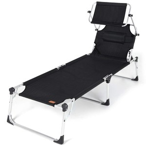 Altura ajustable plegable tumbona playa cama aceptar OEM - Product Image 2