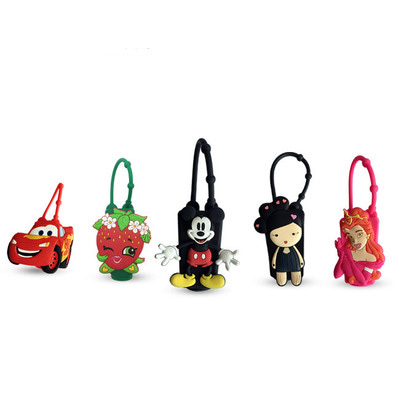 Силиконовые Мультяшные духи набор бутылок портативный дезинфицирующее средство для рук на заказ