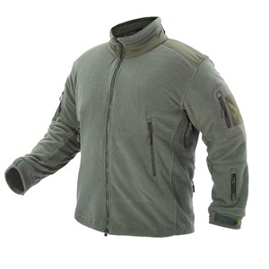 Giacca tattica con cappuccio Soft Shell in pile elastico ad alta densità da uomo per tiro tattico da combattimento all'aperto softair - Product Image 1