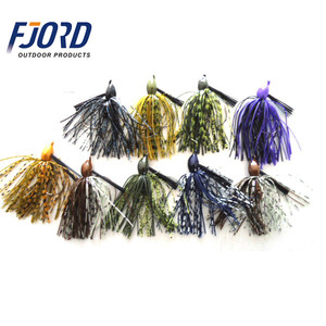 Leurre de pêche en caoutchouc pour <span class=keywords><strong>la</strong></span> pêche au bar, appât nageur en plomb, têtes de jig pour eau douce et eau salée - Product Image 1