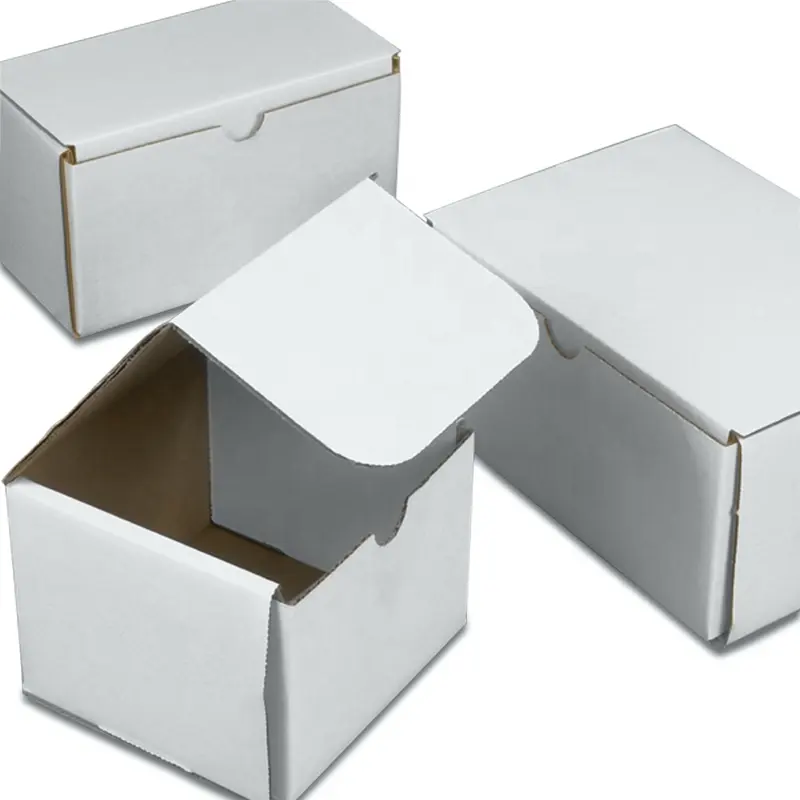 Global Universal switching plug custom logo paper carton box Portable power plug retail shipping box Plain white corrugated box