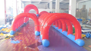 Equipo de carrera de obstáculos de arco en serie inflable cambiante grande a la venta tobogán acuático - Product Image 4