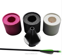 Flèches en carbone avec pointes souples en EVA pour le tir à l'arc en plein air, jeu de tir au fléchettes, avec des nocks plus épais et durables