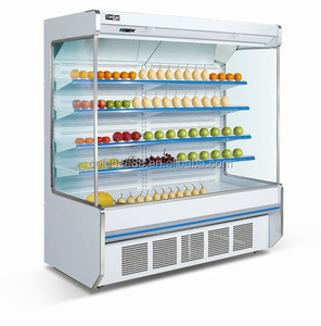 Supermarché Ouvert Utilisé <span class=keywords><strong>Vitrine</strong></span> Réfrigérée <span class=keywords><strong>Boisson</strong></span> Fruits Légumes Réfrigérateur - Product Image 1