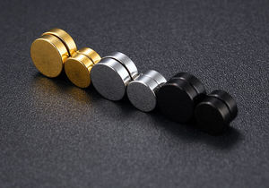 Pendientes Magnéticos <span class=keywords><strong>de</strong></span> Clip, Joyería Coreana, Pendientes Redondos Magnéticos Sin Perforación <span class=keywords><strong>para</strong></span> Hombre y Mujer, Nuevo Producto en Oferta - Product Image 3