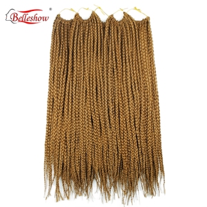 3X Boîte Tresses Au Crochet pas cher synthétique dreadlock... Crochet Tresses boîte tresses extension de cheveux au crochet QUANTITÉ MINIMALE DE COMMANDE 1PC - Product Image 3