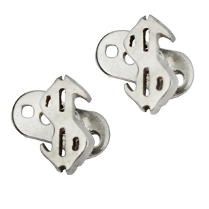 Joyería Corporal de Acero Inoxidable con Signo de Dólar, Piercing Micro Dermal Único - Product Image 1